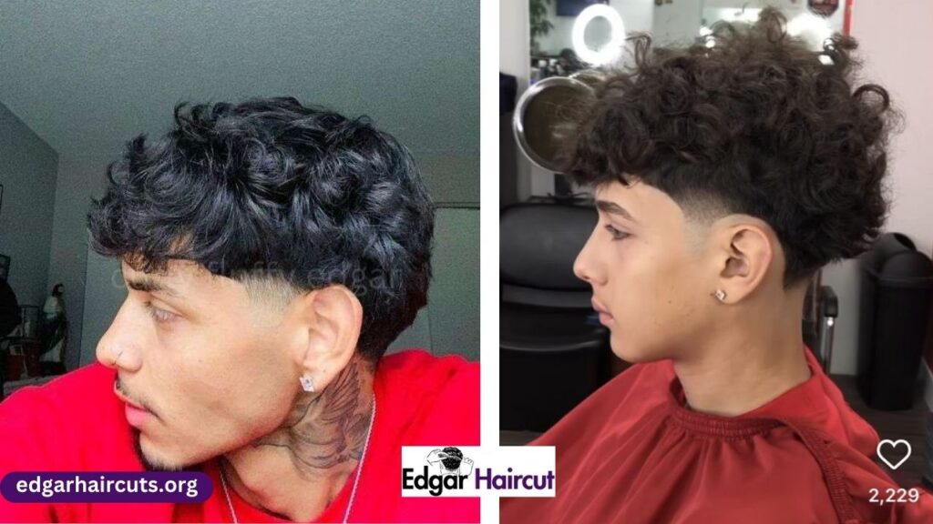Curly Taper Edgar Haircut